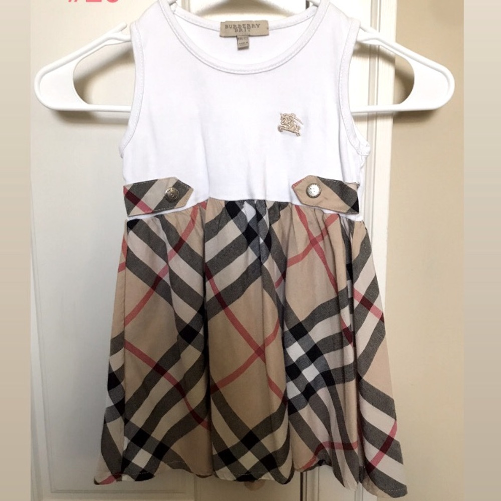 Authentic Burberry Brit Girls Nova Print d…
